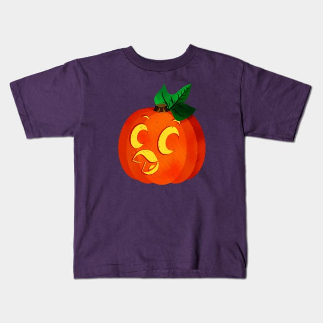 Little Orange Gourd Kids T-Shirt by onarolltees